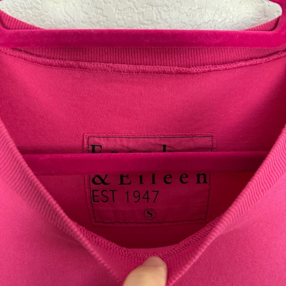 Frank & Eileen Harper Perfect Tee Shirt Maxi Dress in Pink Small - Picture 3 of 5